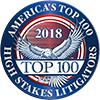 America's Top 100
High Stakes Litigators 2018® Recipient Award