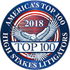 America's Top 100
High Stakes Litigators 2018® Recipient Award